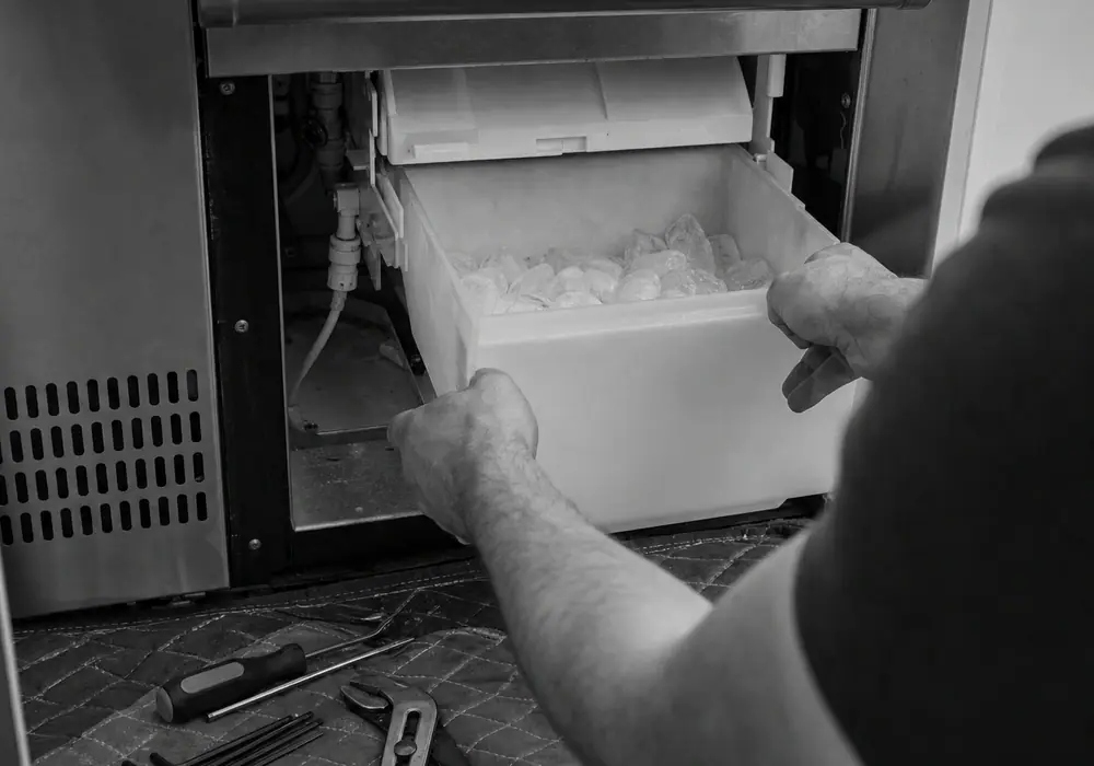 On the round in Escondido — the van stocked for the equipment in these kitchens